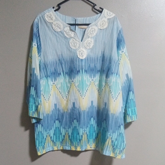 Alfred Dunner Tops - Alfred Dunner Women's Cotton Pullover Top Size 20W